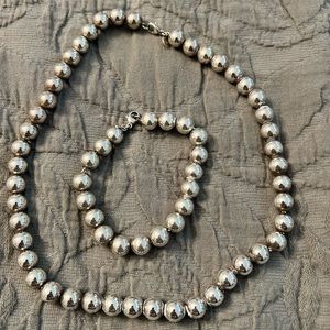 Tiffany Bead Necklace and Braclet